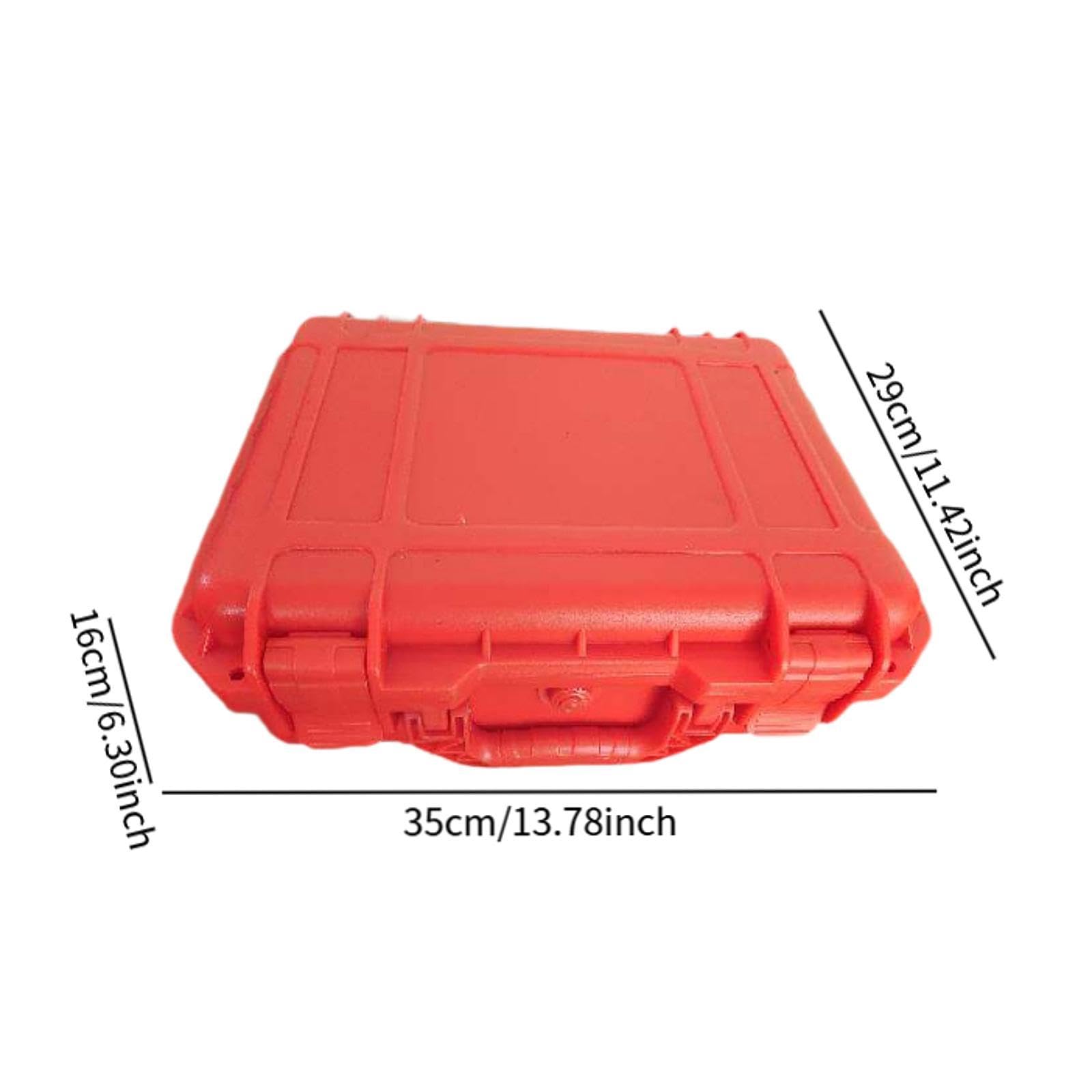 Caja de Almacenamiento Estuche Protector Rígido para Cámara con Espuma Maleta Impermeable Resistente a Golpes Y Polvo para Equipos de Fotografía Y Ele, Interior 326x246x126mm
