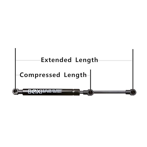 Miniatura 2 de BOXI 2 uds. Soporte de elevación de capó delantero, amortiguadores, amortiguadores, resortes para Jeep Grand Cherokee 2005 2006 2007 2008 2009 2010