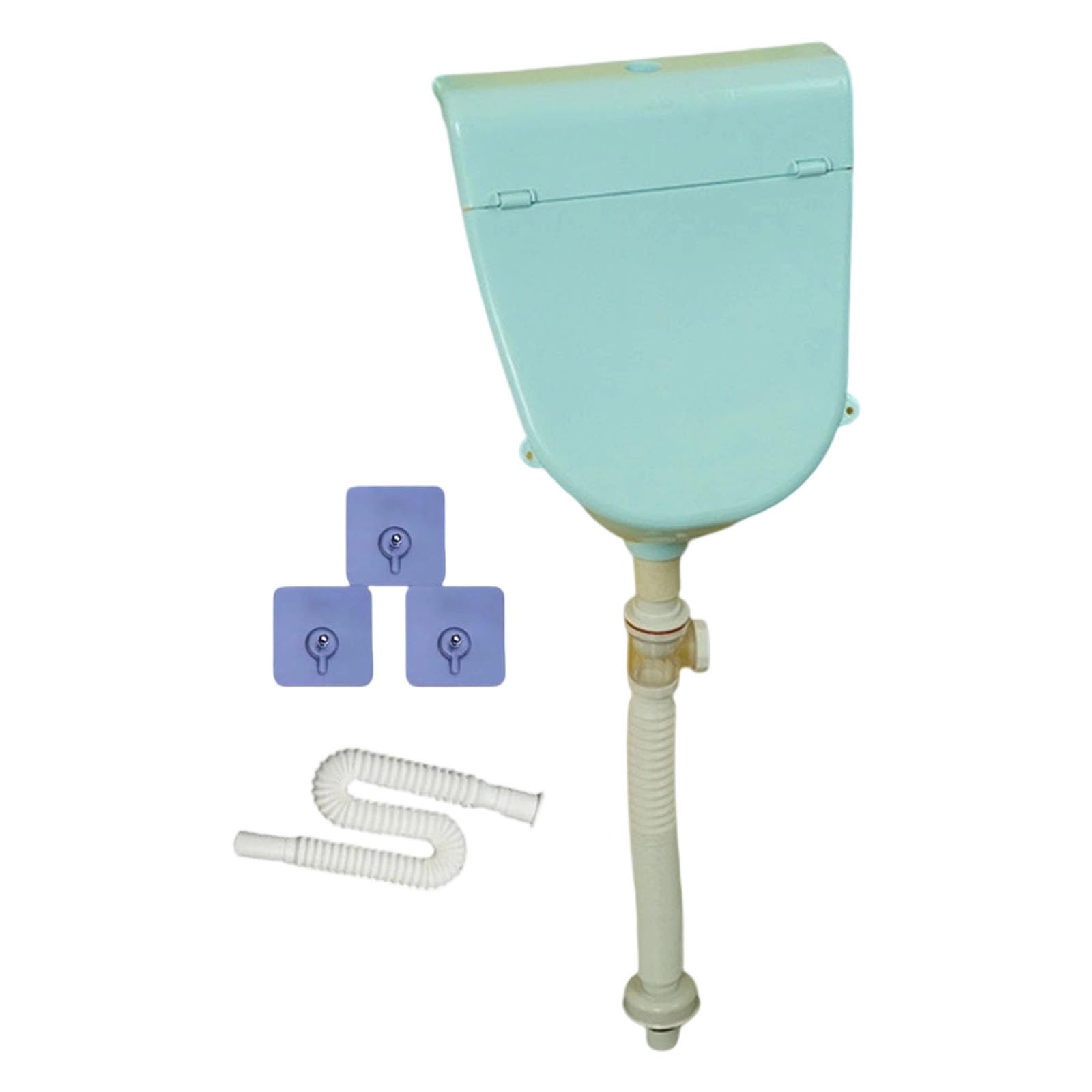 Orinal antideslizante para niños con protector de pulverización extraíble, fácil de instalar, para baño, camping, uso comercial, ideal para la higiene de los niños