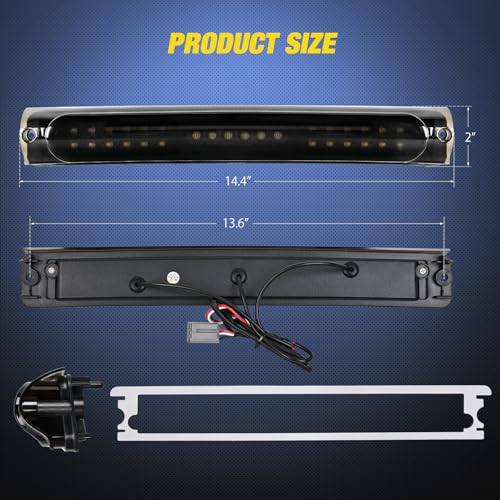 Image of Nilight Third Brake Light for Ford F150 1997-2003 F-150 Heritage 2004
