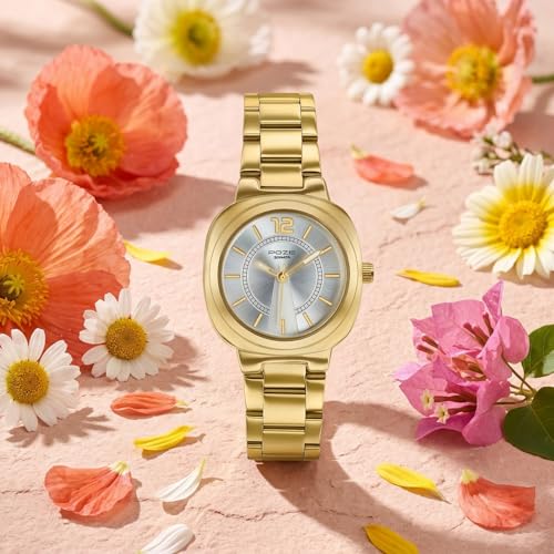 Image of Sonata Poze 9 with Quartz Analog Watch for Women