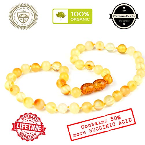 RAW Baltic Amber Necklace - Boost Immune System - Pain Relief Properties