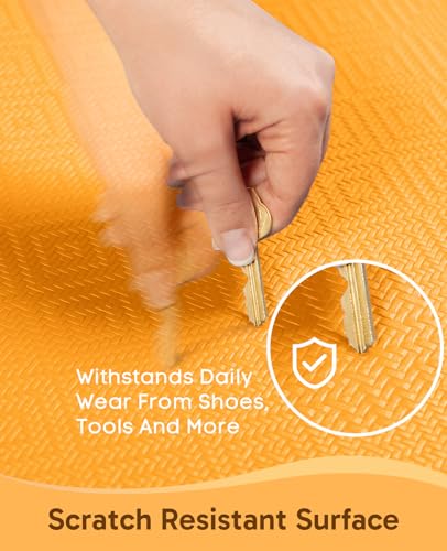 Image of Ophanie Kitchen mats for Floor, 3 /4 inch Thick, Kitchen Rugs, 20x48 Anti Fatigue Standing Cushioned Mat,Waterproof,Comfort Ergonomic mat for Office, Home,Sink with 99+ Pairs of Anti-Slip Bottom Ridges