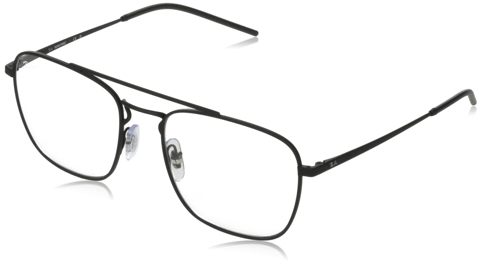 Ray-Ban 0RB35889014M355 0Rb3588 Gumowy czarny obiektyw fotograficzny przezroczysty do szarego Quarz