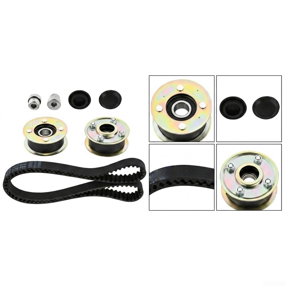 Kit Puleggia Folle e Cinghia Dentata per Toro per exmark Walk-Behind Metallo Gomma 140 Denti