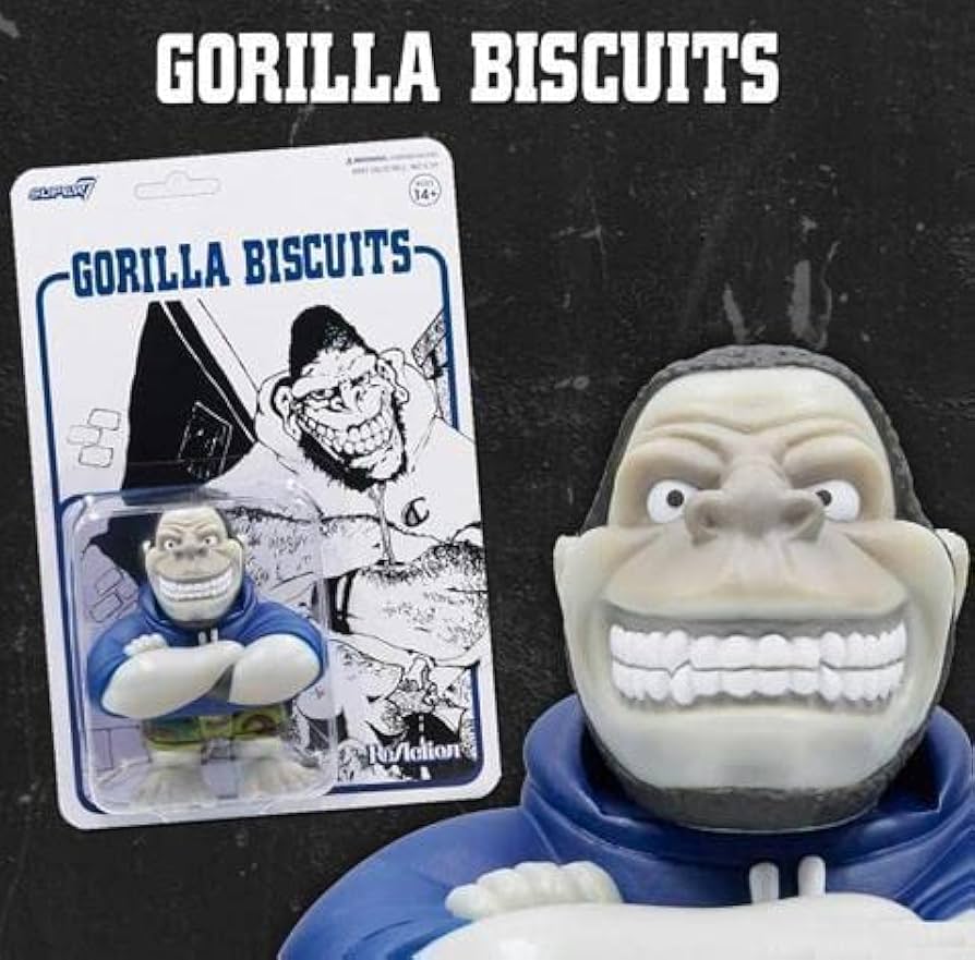 希少　ゴリラ ビスケッツ Re Action フィギュア 未開封　Super7 Super 7 Gorilla Biscuits | eBay