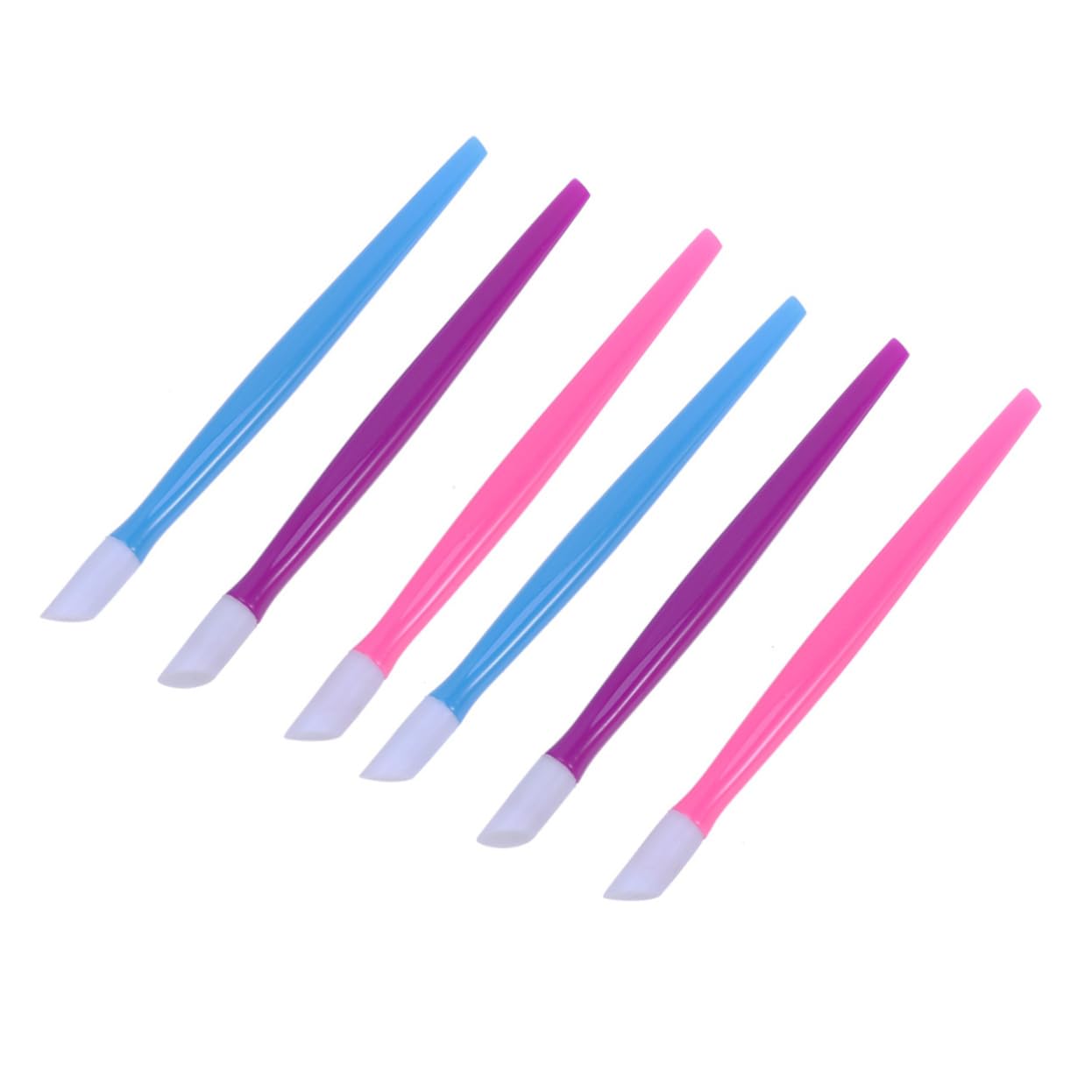 Gogogmee 36pcs Plastic Cuticle Stick Nail Dead Skin Pusher Professional Manicure Cleaning Tools Nail Art Pushers Ergonomic Handle