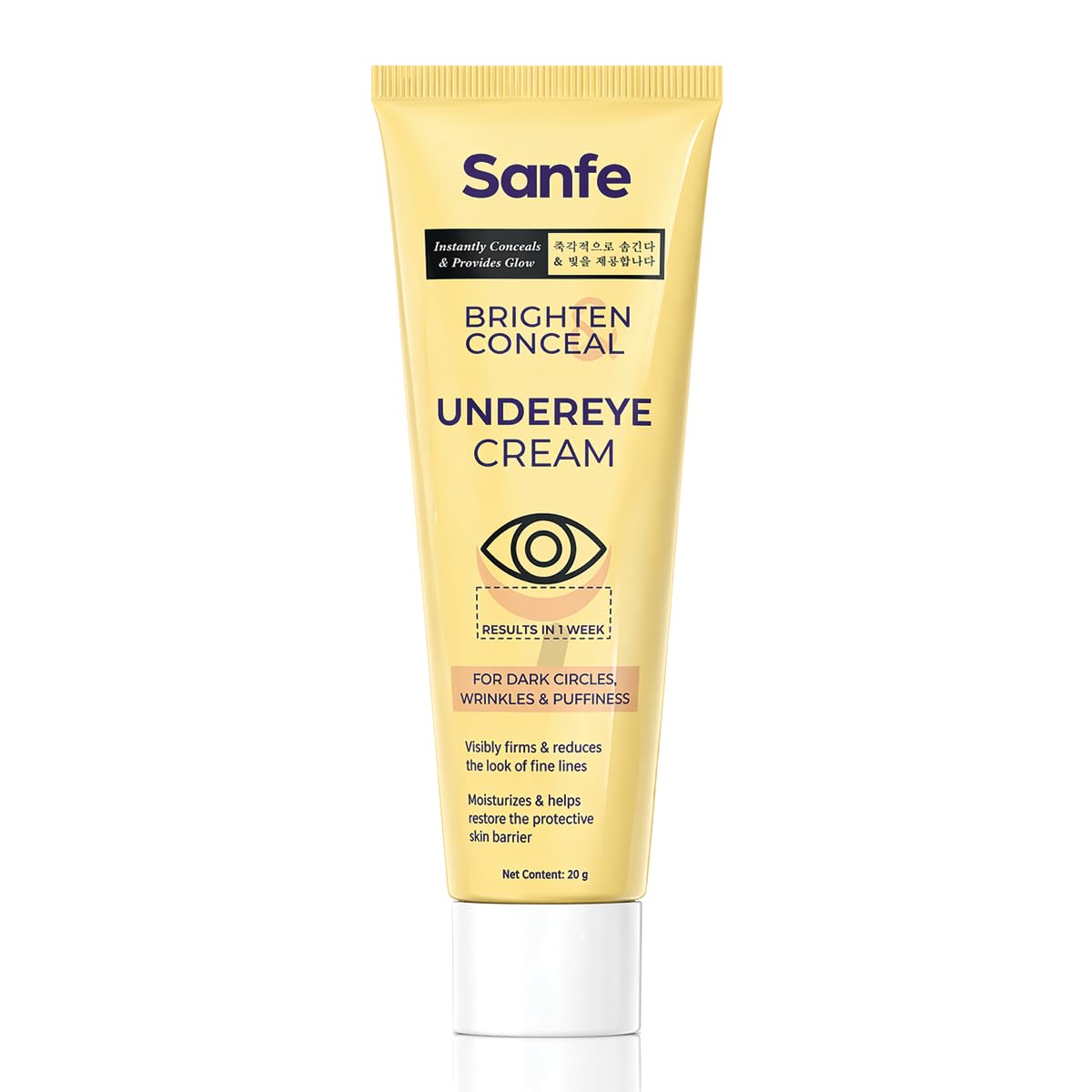 Sanfe Brighten & Conceal Undereye Cream | For dark Circlers, wrinkles & puffiness | For women, 20g-image-14