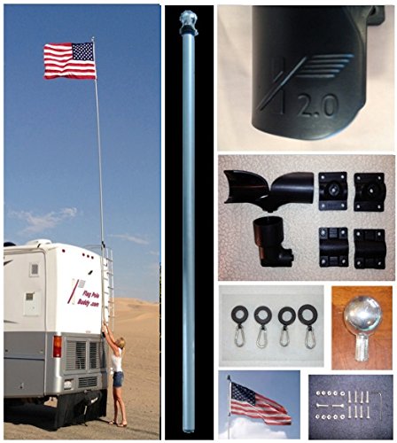 Flagpole Buddy MPO-FPB-22POLY-KIT Rv Flag Pole Kit 22 Feet thumb #1