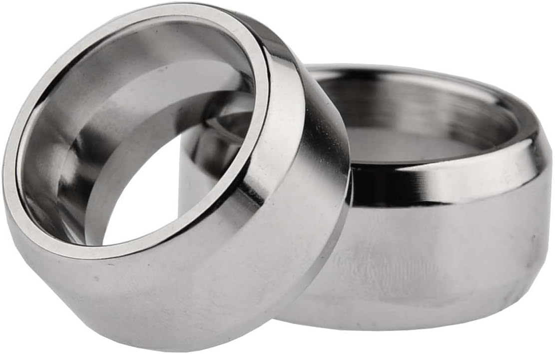 5 Sizes Optional Stainless Steel Men's Heavy Training Fitness Rings Accessory, Men's Special Endurance Rings -E03JLUS (24.5mm:A) image 3
