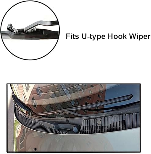 Miniatura 2 de Juego de 3 limpiaparabrisas delantero y trasero compatible con Honda CR-V CRV MK5 2016-2021 limpiaparabrisas limpiaparabrisas de 26 pulgadas + 17