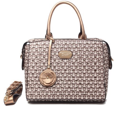 "Twinkle Star" Floral Women's Top Handle Shoulder Strap Handbag