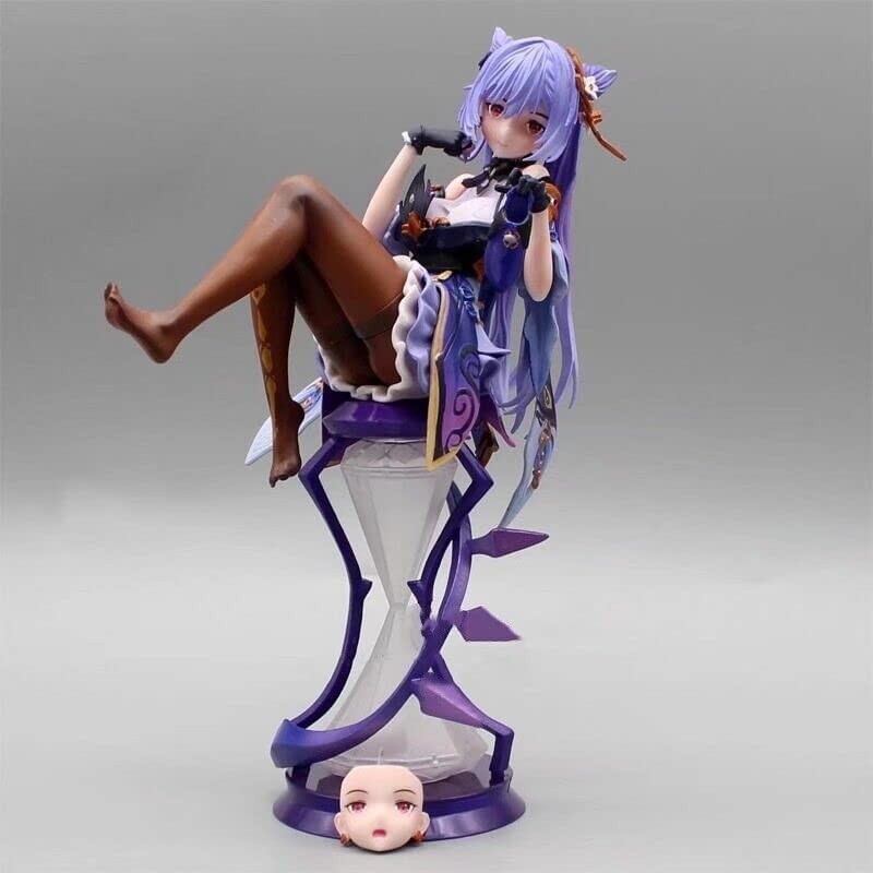 Anime Figure Genshin Impact Keqing Toys Action Ver. 1/7 PVC Figure Collection Model Decoration Car D