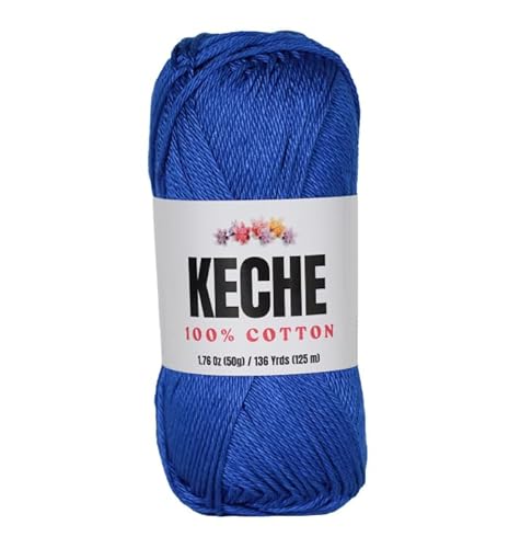Cotton Yarn - 100% Cotton Yarn for Crocheting and Knitting,