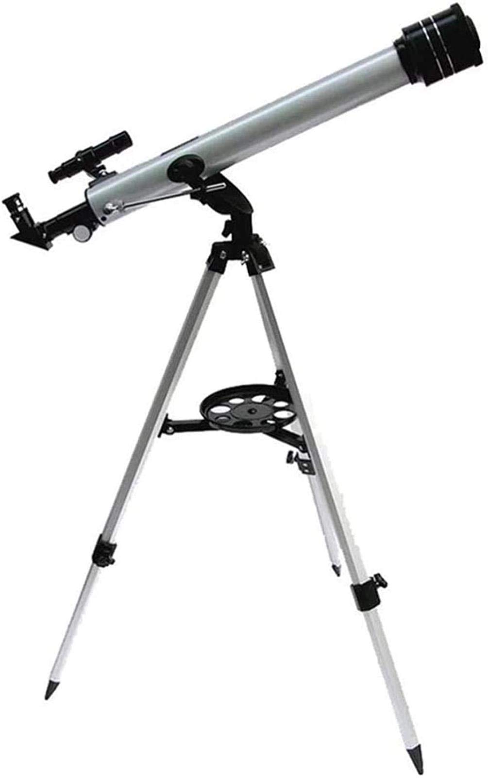 Telescopio astronómico Espacial para niños, telescopios monoculares celestes refractores de 60 mm para niños con trípode, 3 oculares, Juguetes educativos para Principiantes, para Interiores y