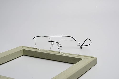 Miniatura 6 de Gafas de lectura sin marco Eyekepper, en titanio, para lectores hombres y mujeres, 1
