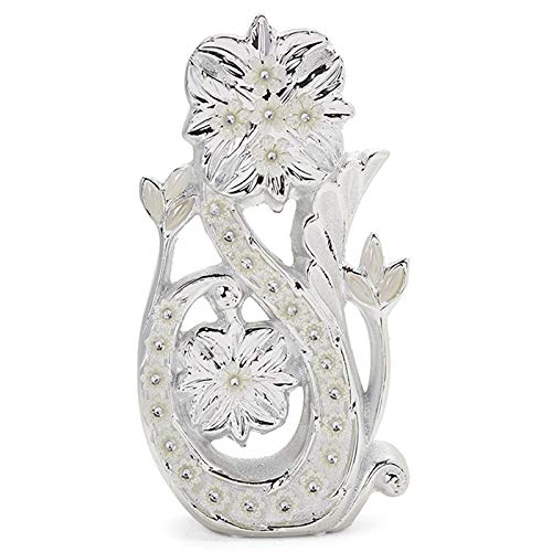 Opalina Silver Sophisticated Flower Vase