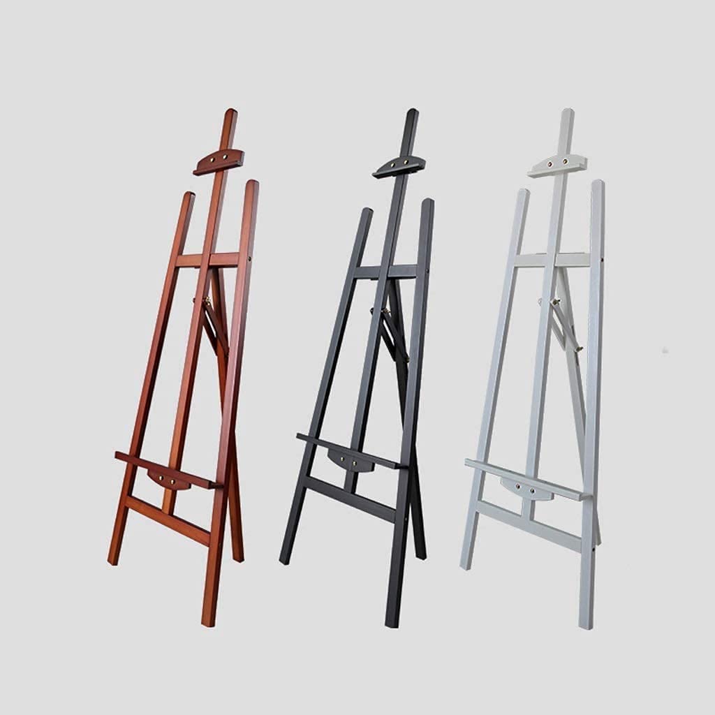 HADECOLL Painting Artist Tripod Display Easel,Tripod Artist Easel Painting Easel, Height Adjustable Stand,Brown