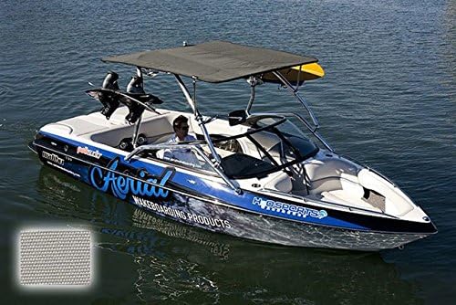 Eclipse Wakeboard Tower Bimini - Sunbrella Cadet Grey