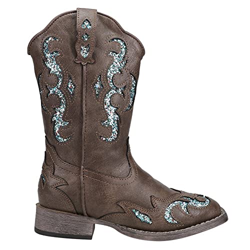 Roper Girl's Glitter Gypsy (Toddler/Little Kid) Brown 2 Little Kid M
