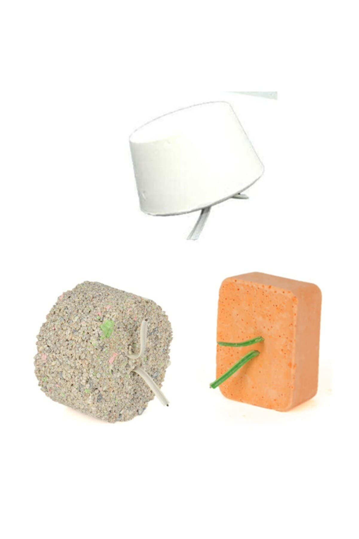 Kuşlar İçin Gaga Taşı Seti (Mineral Blok + Enerji Blok + Beak Stone Gaga Taşı)