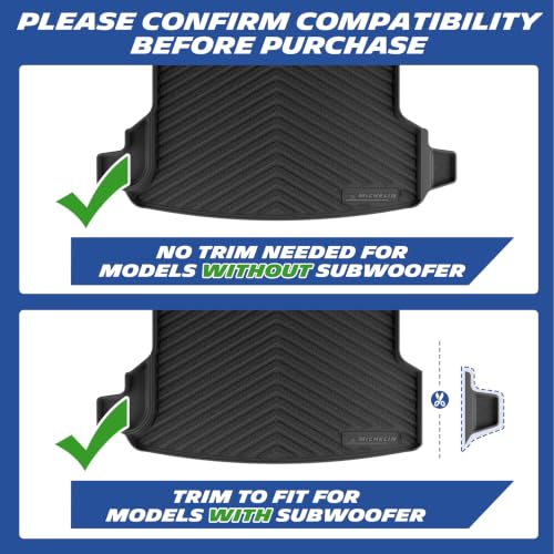 Image of Michelin Vehicle Mats for 2025-2026 Subaru Forester Gas (4 Piece) | Not Fit Hybrid & 2025 Wilderness, All-Weather TPE Custom Fit Liner, Premier