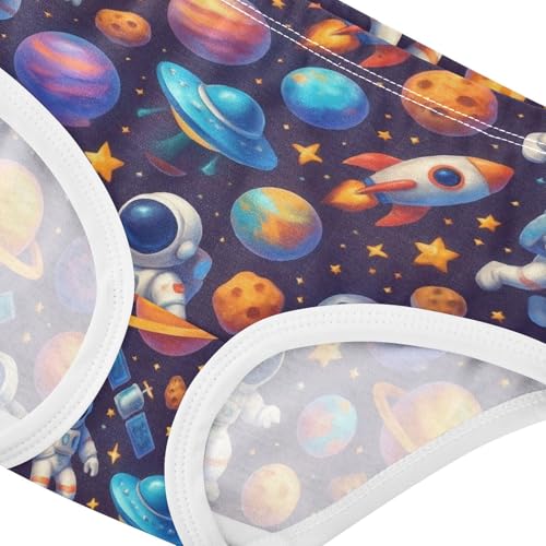 Joisal Girls Underwear Toddlers 2t Cotton Little Girl Panties Funny Kids Undies Briefs Fun Colorful Outer Space Planets4
