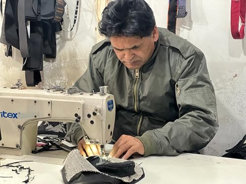 hemp bag Boho Natural Mini Crossbody Bag, 5 Pockets, Tree of Life Embroidered, Travel Bag4