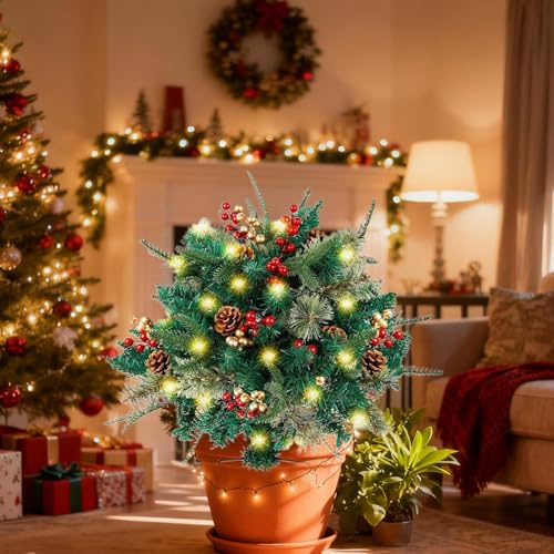 Relleno para Urna de Navidad Bexdug con Luces LED Decoración de Exterior e Interior 3