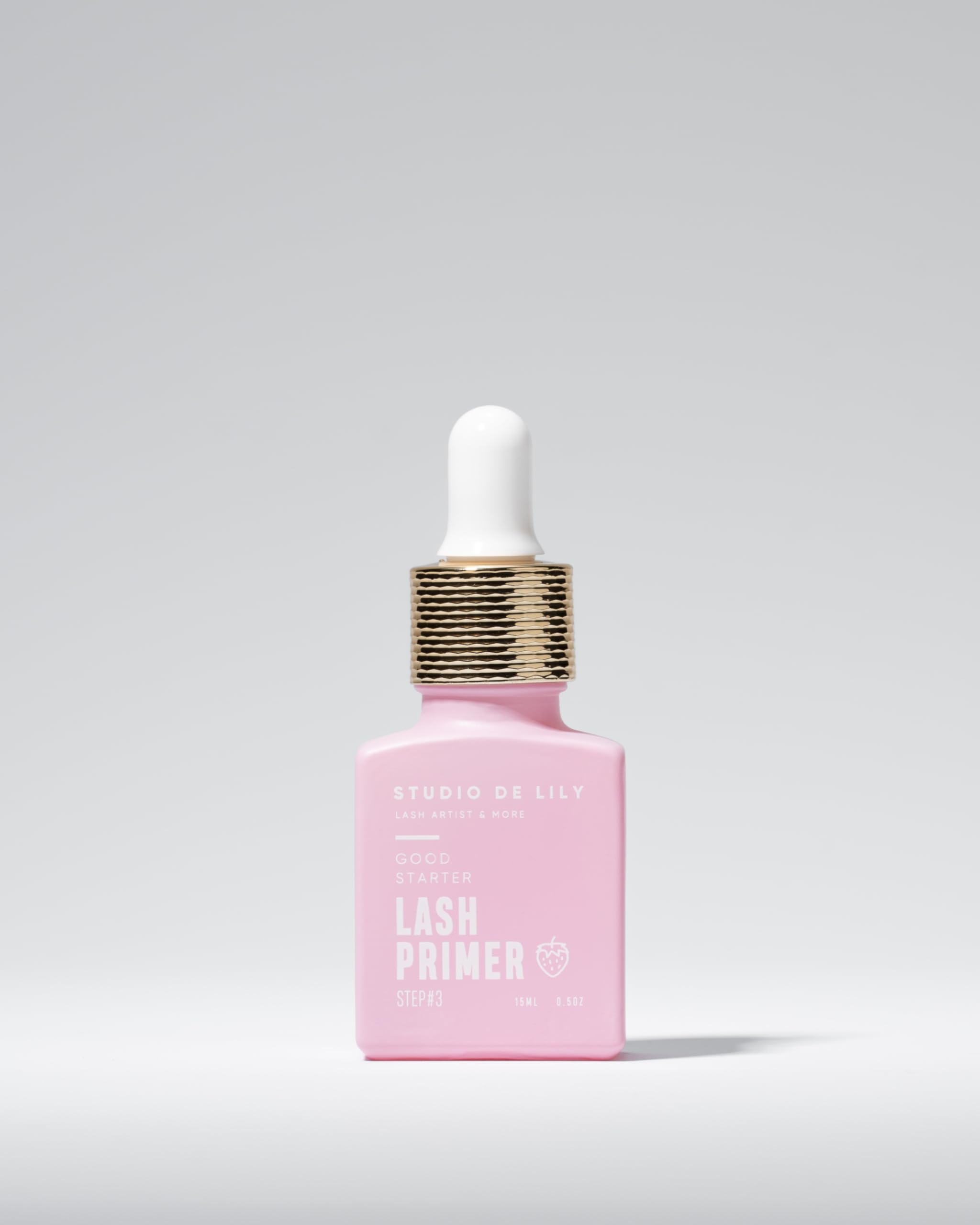 LASH PRIMER STEP 3 – Primer Extensions de Cils – Préparation Avancée et Dégraissant Pro - Équilibrage du pH & Adhérence Optimisée – Accélère la Prise de la Colle – Compatible Toutes Colles – 15 ml