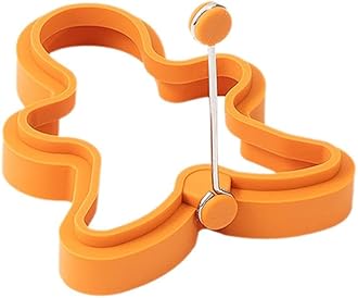 Silicone Pancake Mold Set - Christmas Pancake Molds for Fun Shapes - Grinch, & & Christmas Man - Nonstick Tree Gingerbread E