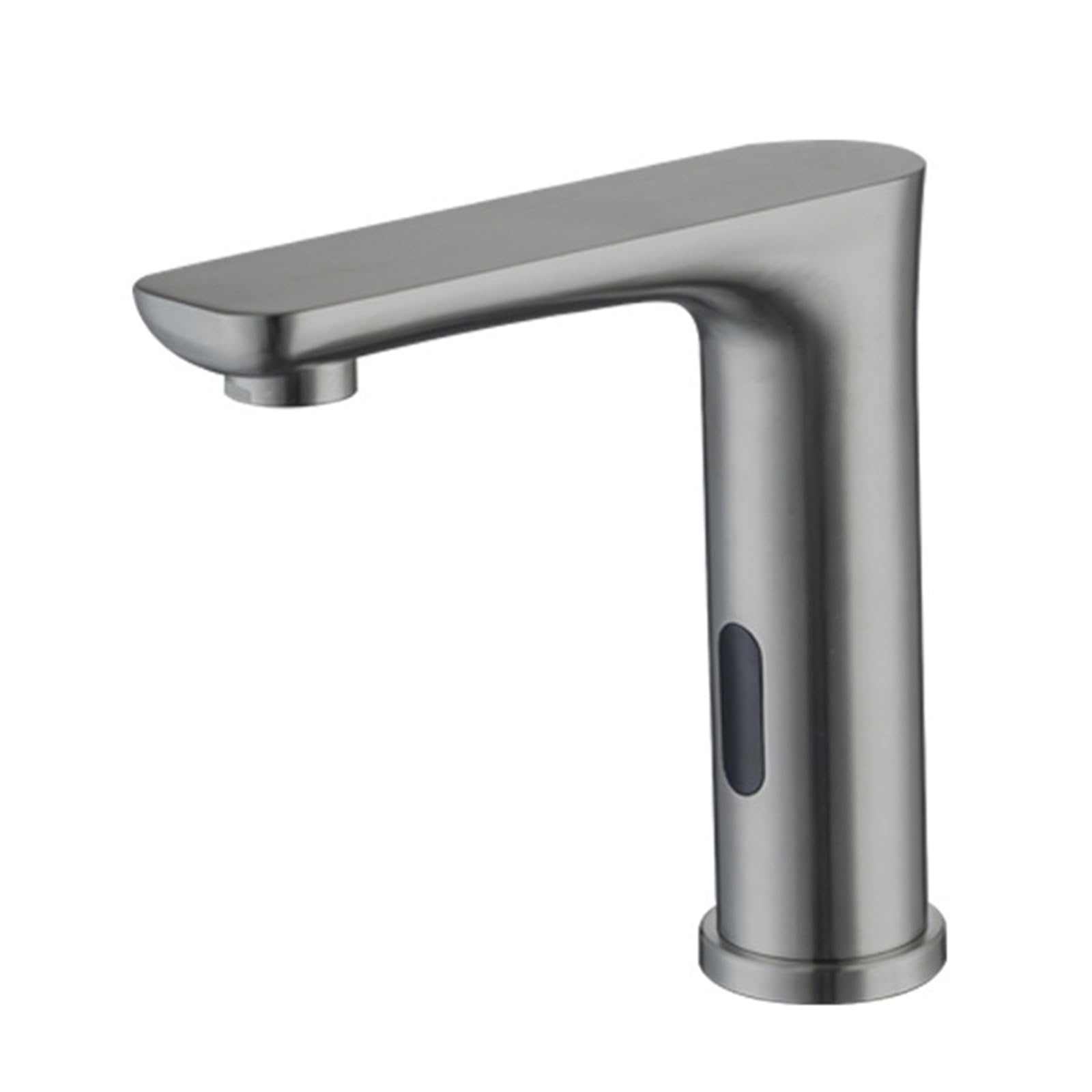 ZYCHSJXA Touchless Bathroom Faucet Hot and Cold Water Mixer Basin Taps Gun Gray Infrared Stainless Steel Sink