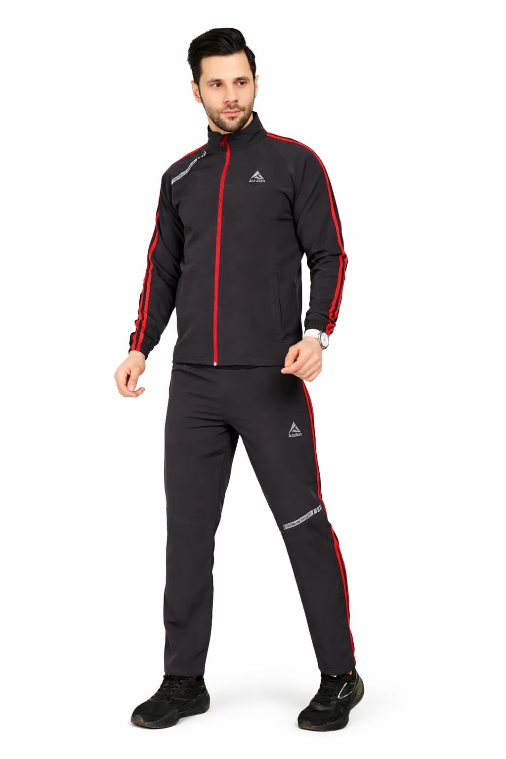 athllon : confidence yourself Men’s Athletic Track Suit | Lightweight Jacket & Track Pant Set for Running, Gym, Warm-Up & Fitness | Flexible Fabric with Smooth Feel ||-picture-17