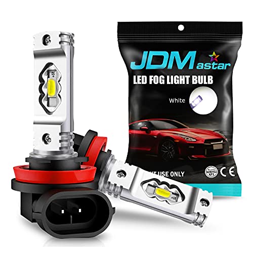 JDM ASTAR Extremely Bright High Power H11 H16 LED Fog Light Bulbs, Xenon White