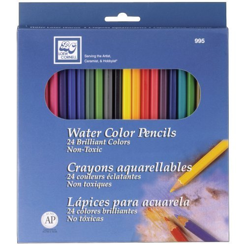 Loew-Cornell Watercolor Pencils 24/Pkg by Loew-Cornell