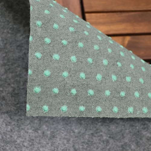 Primaflor Rasenteppich - COMFORT, Hellgrau | MUSTERSTÜCK | UV-stabil & schnelltrocknend | Mit Noppen | Kunstrasen-Teppich für Balkon, Terrasse & Poolbereich | Outdoor Bodenbelag | Balkonteppich