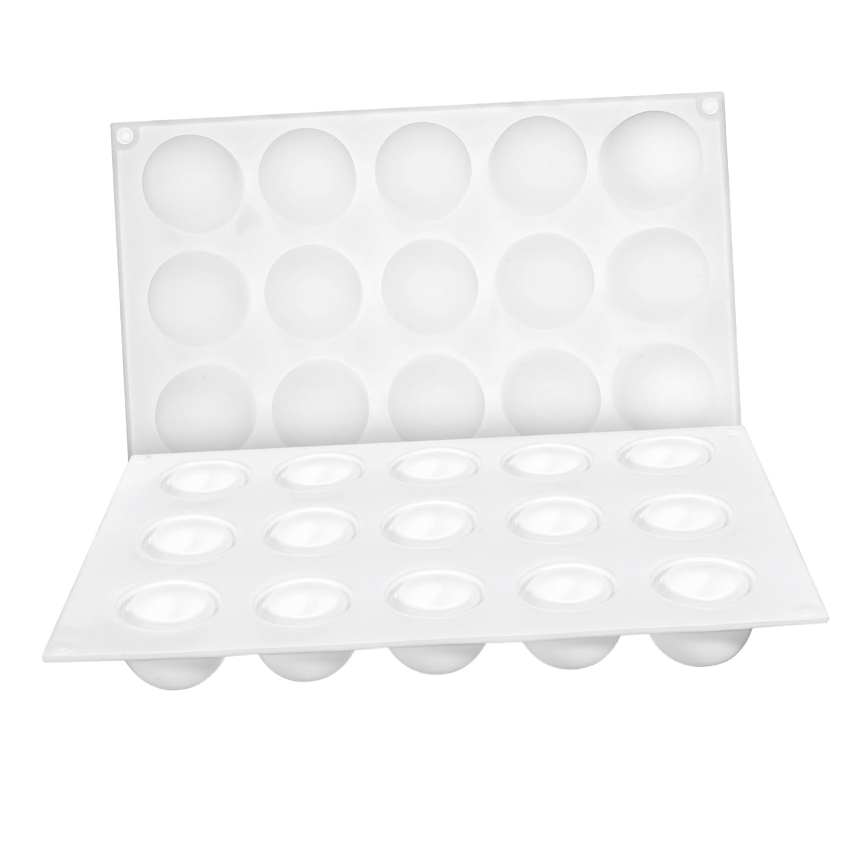 Hemobllo 2pezzi Stampi in Silicone Rotondi Per Mousse Per Dessert Cioccolato e Gelato Accessori Per Cottura in Cucina