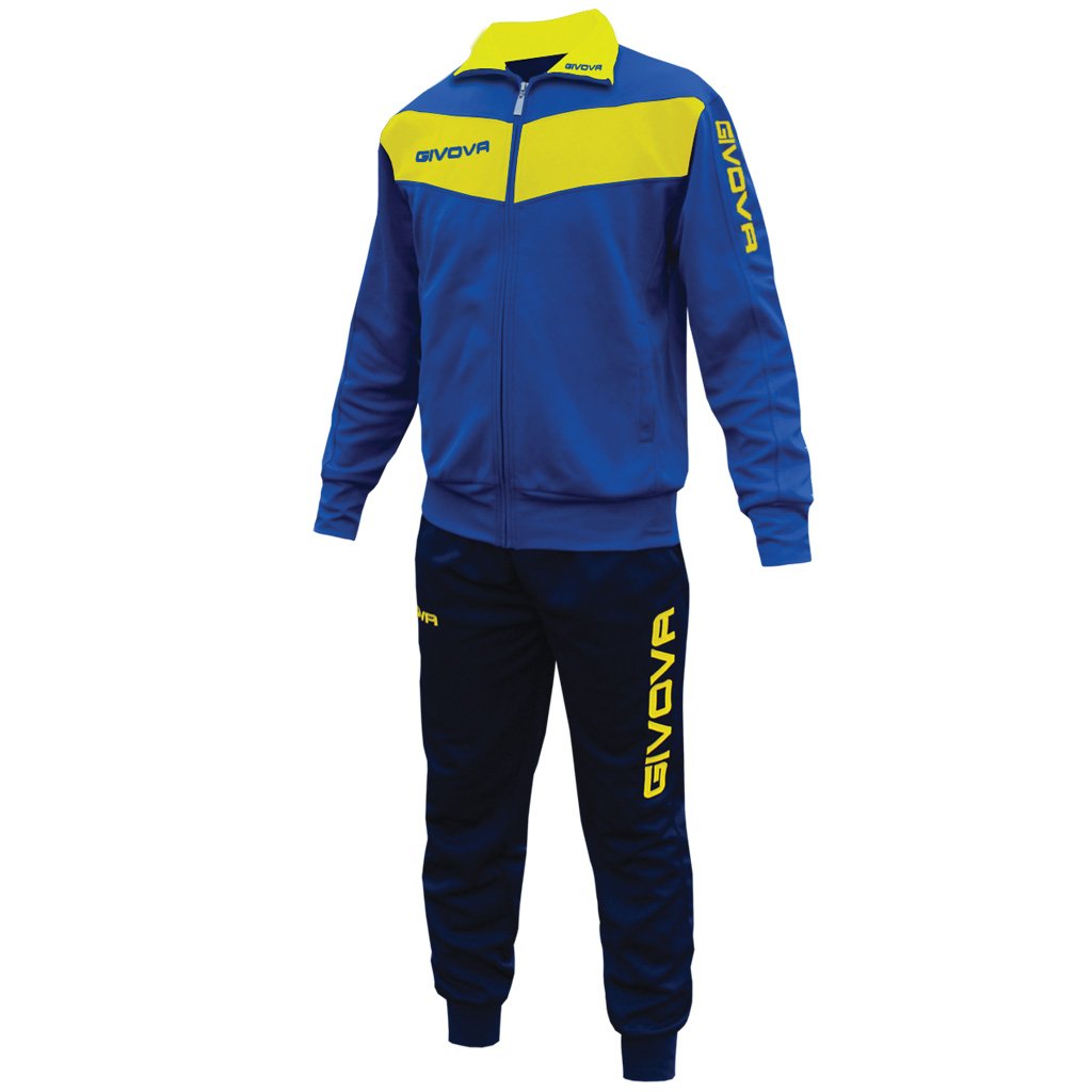 Givova, suit visa, light blue/yellow, 5XS