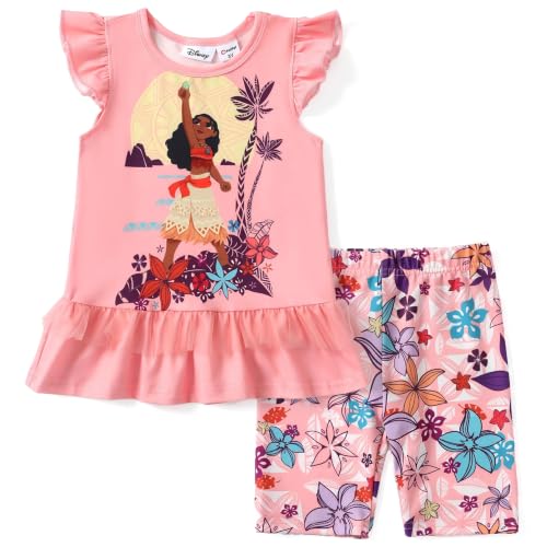 Image of Disney Minnie Mouse Frozen Princess Marvel Toddler Girls Clothes Long Sleeve Sweatshirt + Leggings 2pcs Outfits Set 2-6Y
