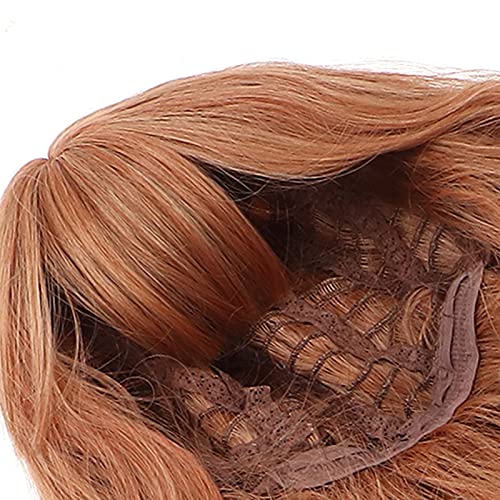 Perruque cosplay dorée longue bouclée : la solution pour changer de coiffure sans effort - 5