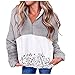 LINSINCH Femme Manteau Doudoune Hiver Femmes Casual Mode Léopard Épissage Épissage Veste en Peluche Pou Top Veste Manteaux Cadeau de Noël Polaire Pull Chaud Veste
