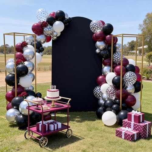 Image of Burgundy Balloons, 50 Pcs Maroon for Wedding Birthday Baby Shower Party