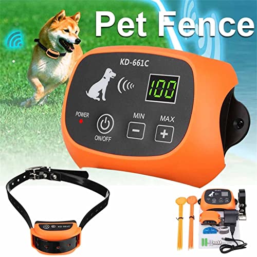 Wireless Dog Fence Collar and Transmitter