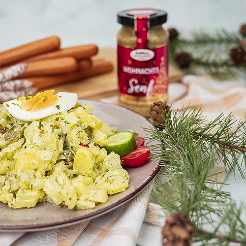 Altenburger Original Weihnachtssenf, 200ml im Glas, Senf mit himmlisch süßer Schärfe, glutenfrei und vegan