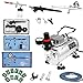 Produktbild FOBUY Airbrush-System mit Airbrush-Sprühpistole für Handwerk, Kosmetik, Gerbung, Nägel, Tattoo, Nagelkunst, Modelle, Airbrushing, Malerei, Kuchendekoration, individuelle Kleidung