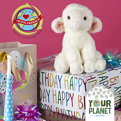 Deluxe Paws Your Planet 6'' Eco Plush Lamb, Made From 100% Recycled Plastic, 443269 #TOP4