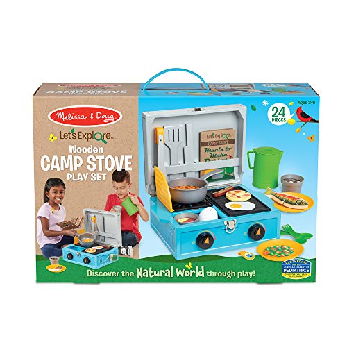 Pretend play set Melissa & Doug Let's Explore Camp Stove multicolor para niños 5