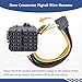 Getfarway Door Connector Pigtail Wire Harness Compatible with Honda CRV Civic EK Prelude Acura Integra 1996 1997 1998 1999 2000 2001 Front Driver or Passenger Side Plug Wiring
