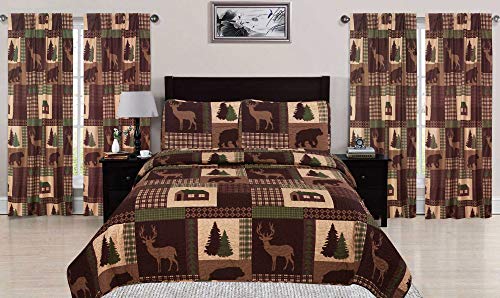 How Plumb CCBQTSTW-ECOM Aubrie Home Accents Cozy Cabin 2-Piece Twin Quilt Bedding Set thumb #4