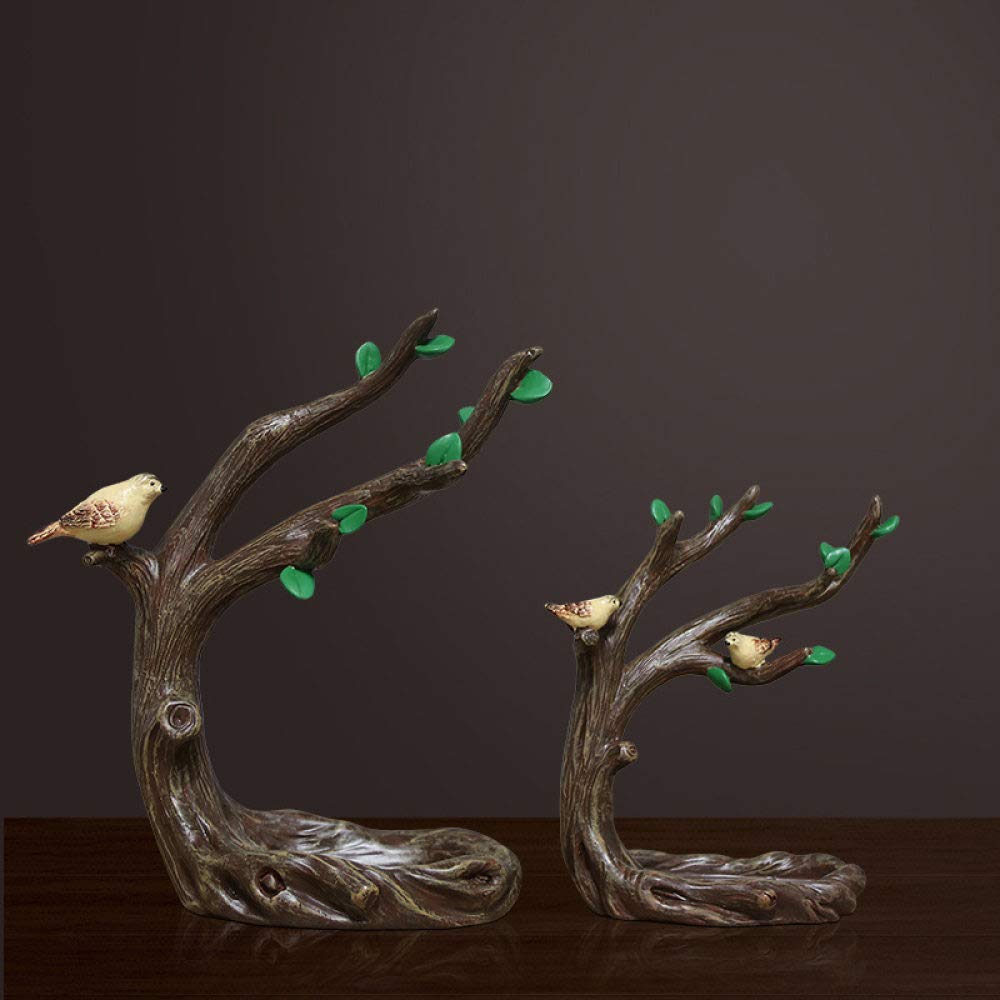 Statue petit oiseau créative en résine pour créer un cocon chaleureux